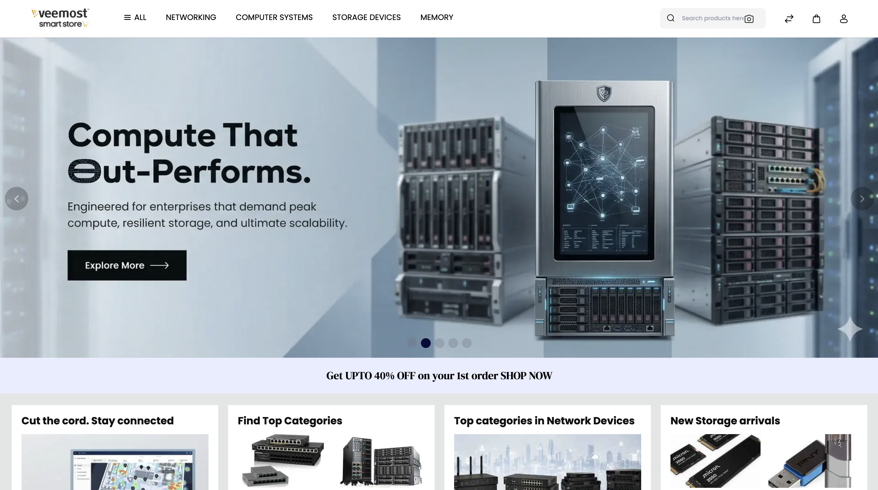 VeeStore smart store, live at store.veemost.com